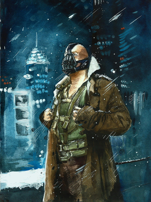 Bane Dark Knight Rises Painting Art Wall Art Print Poster