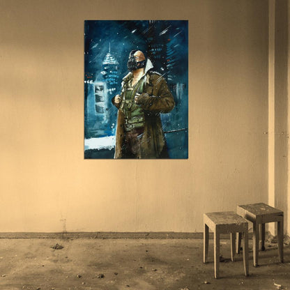 Bane Dark Knight Rises Painting Art Wall Art Print Poster