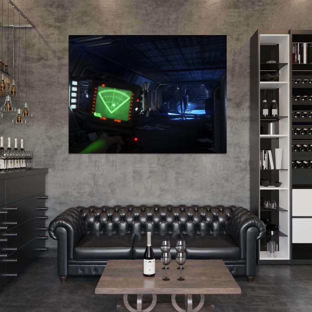 Alien Isolation Motion Tracker Video Game Art Wall Art Print Poster