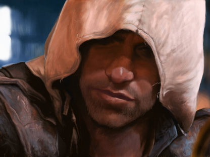 Edward Kenway Assassin’s Creed IV 4 Black Flag Video Game Art Wall Art Print Poster