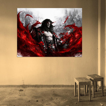 Castlevania Lords of Shadow 2 Gabriel Belmont Video Game Art Wall Art Print Poster