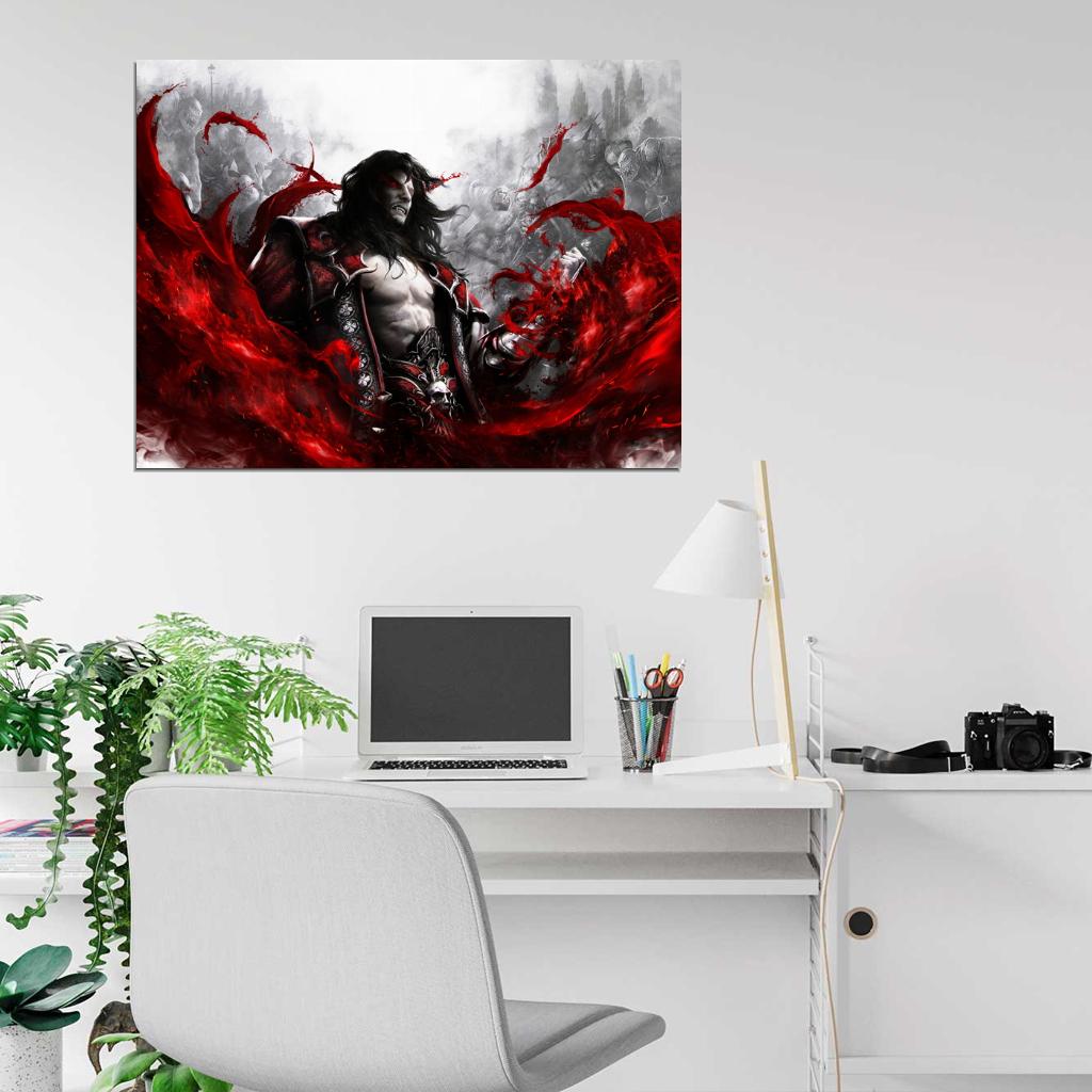 Castlevania Lords of Shadow 2 Gabriel Belmont Video Game Art Wall Art Print Poster