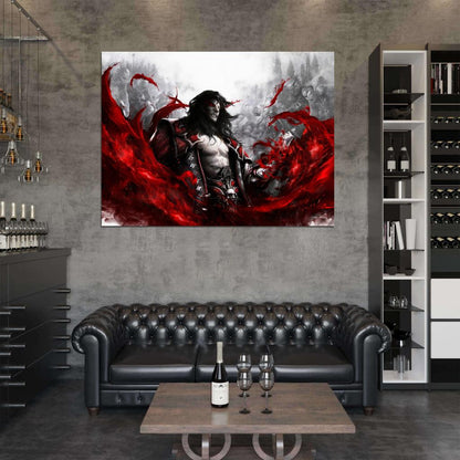 Castlevania Lords of Shadow 2 Gabriel Belmont Video Game Art Wall Art Print Poster