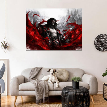 Castlevania Lords of Shadow 2 Gabriel Belmont Video Game Art Wall Art Print Poster