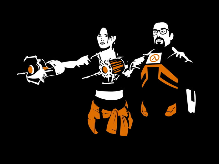 Gordon Freeman Chell Valve Portal Half Life Cool Game Art Wall Art Print Poster