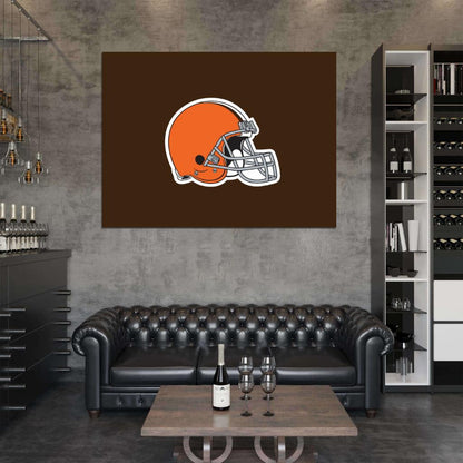 Football Helmet Art Logo Sport Wall Art Print Poster