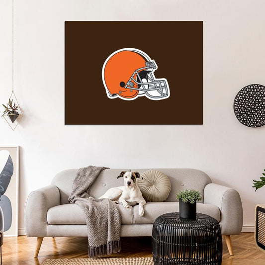 Football Helmet Art Logo Sport Wall Art Print Poster