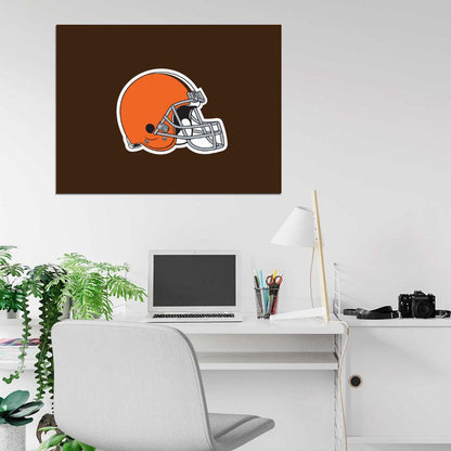 Football Helmet Art Logo Sport Wall Art Print Poster