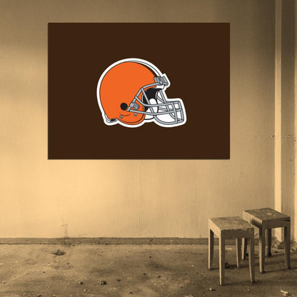 Football Helmet Art Logo Sport Wall Art Print Poster
