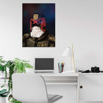 Judge Dredd 2012 Movie Cool Funny Art Wall Art Print Poster