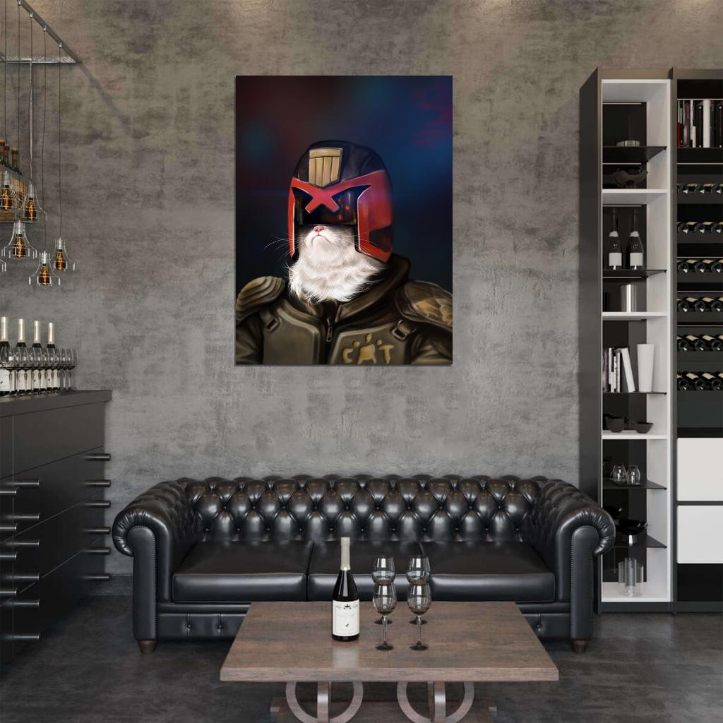 Judge Dredd 2012 Movie Cool Funny Art Wall Art Print Poster