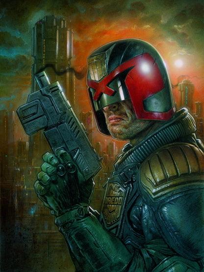 Dredd 2012 Movie Judge Awesome Painting Art Wall Art Print Poster