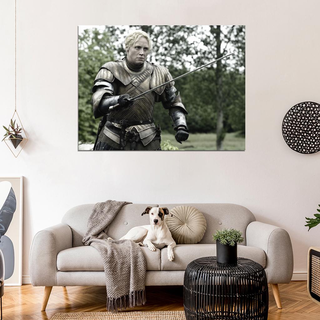 Game of Thrones Gwendoline Christie Brienne of Tarth Wall Art Print Poster