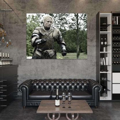 Game of Thrones Gwendoline Christie Brienne of Tarth Wall Art Print Poster