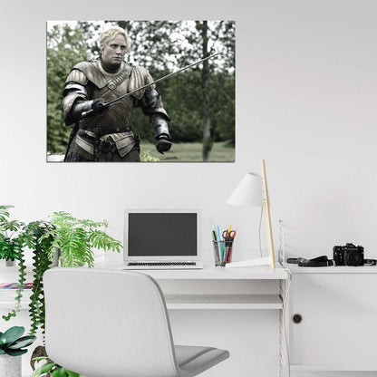 Game of Thrones Gwendoline Christie Brienne of Tarth Wall Art Print Poster