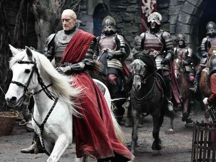Game of Thrones Charles Dance Tywin Lannister Horse Wall Art Print Poster