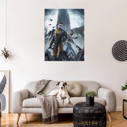 Half Life 2 Alyx Vance Gordon Freeman Awesome Game Art Wall Art Print Poster