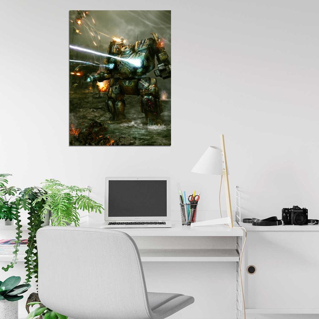 Awesome AWS MechWarrior Online PPC MWO Mech Game Art Wall Art Print Poster