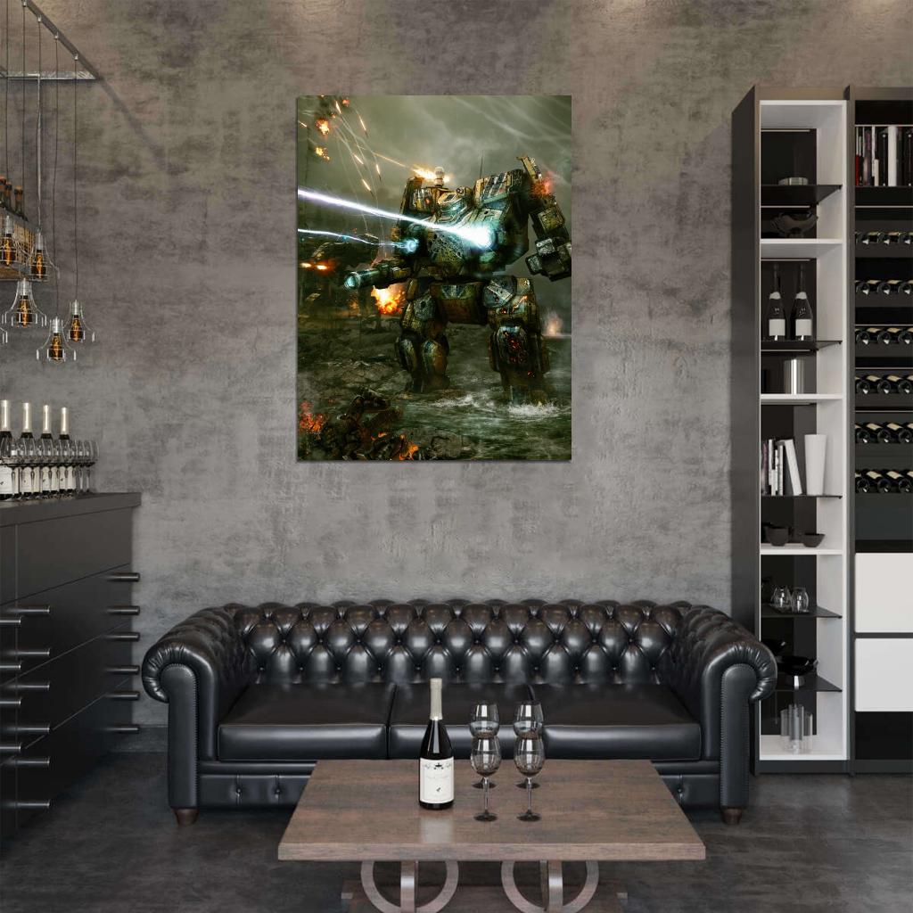Awesome AWS MechWarrior Online PPC MWO Mech Game Art Wall Art Print Poster