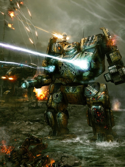Awesome AWS MechWarrior Online PPC MWO Mech Game Art Wall Art Print Poster