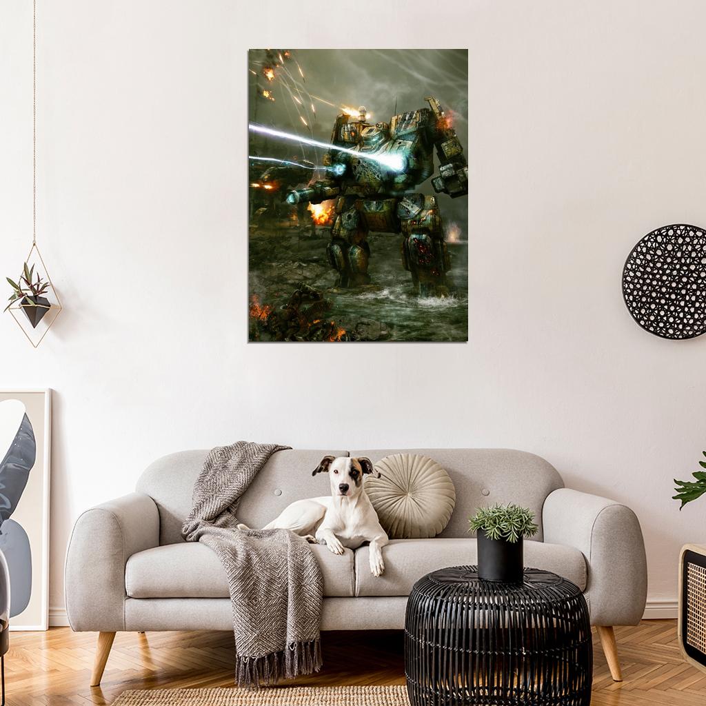 Awesome AWS MechWarrior Online PPC MWO Mech Game Art Wall Art Print Poster