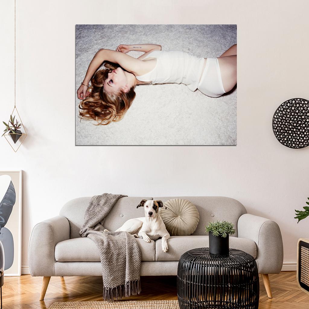 Natalie Dormer Hot Actress Sexy Underwear Panties Wall Art Print Poster