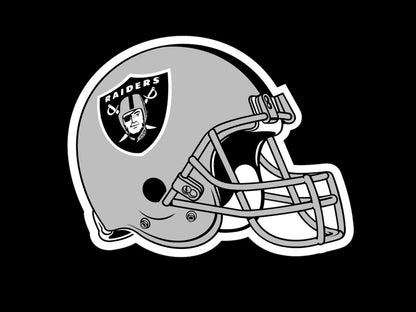 Oakland Raiders Helmet Logo Art Football Sport Wall Art Print Poster