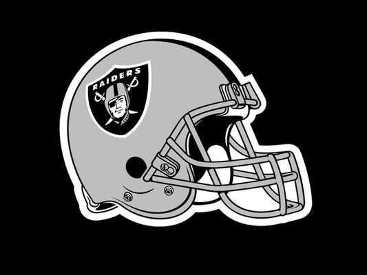 Oakland Raiders Helmet Logo Art Football Sport Wall Art Print Poster
