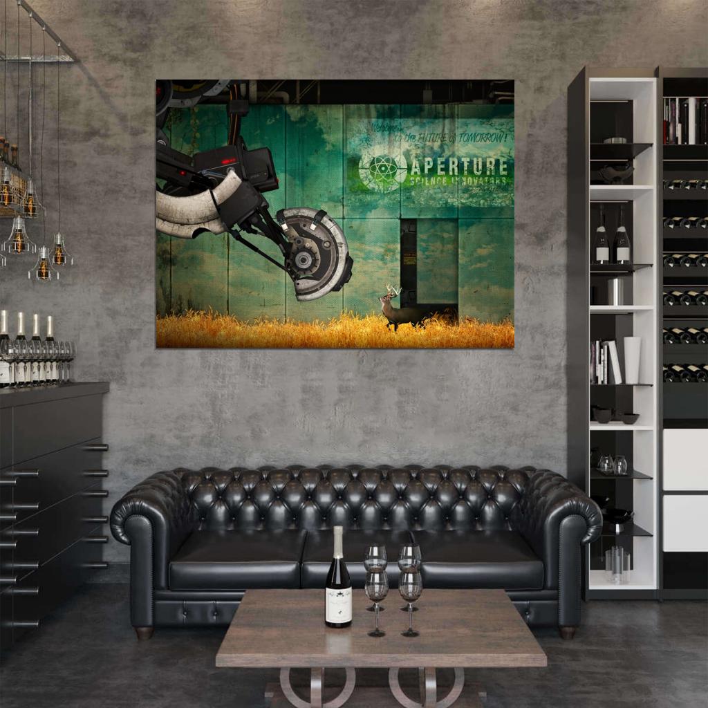 Portal 2 GLaDOS Aperture Science Laboratories Art Wall Art Print Poster