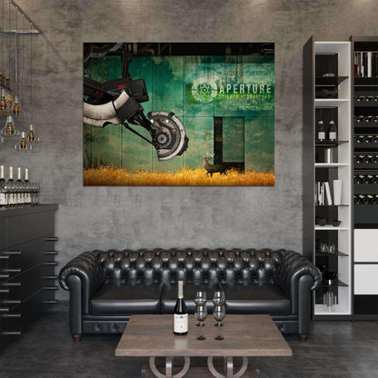 Portal 2 GLaDOS Aperture Science Laboratories Art Wall Art Print Poster