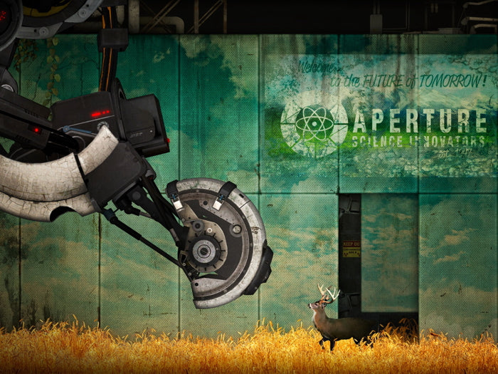 Portal 2 GLaDOS Aperture Science Laboratories Art Wall Art Print Poster