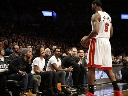 King James Jersey Lebron Rihanna Basketball Wall Art Print Poster