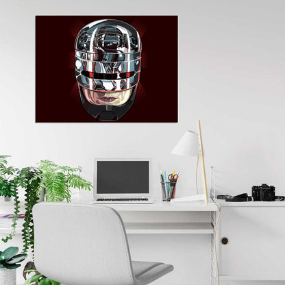 RoboCop ED-209 Helmet 1987 Movie Awesome Art Wall Art Print Poster