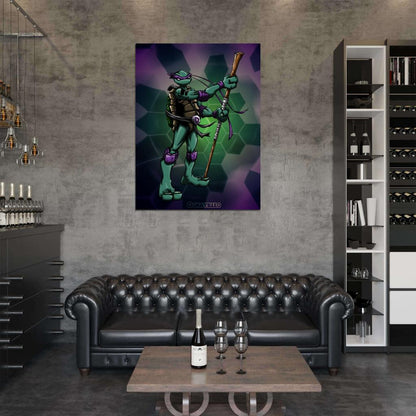 Donatello Teenage Mutant Ninja Turtles TMNT New Art Wall Art Print Poster