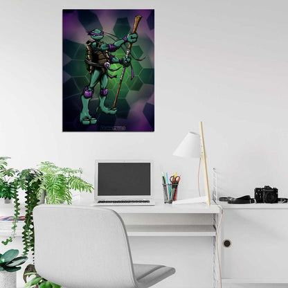 Donatello Teenage Mutant Ninja Turtles TMNT New Art Wall Art Print Poster