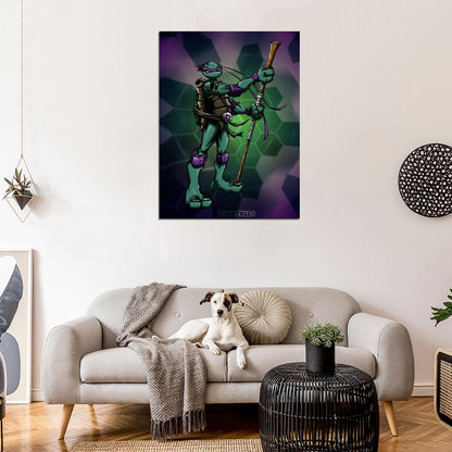 Donatello Teenage Mutant Ninja Turtles TMNT New Art Wall Art Print Poster
