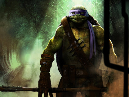Donatello Dark Angry Teenage Mutant Ninja Turtles TMNT Art Wall Art Print Poster