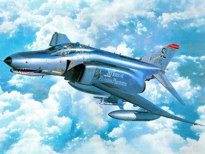 The McDonnell Douglas F-4 Phantom II U.S. Air Force Art Wall Art Print Poster