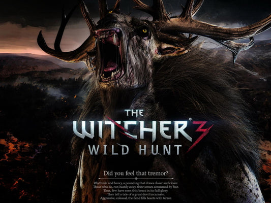 The Witcher 3 Wild Hunt Monster Deer Game Art Wall Art Print Poster