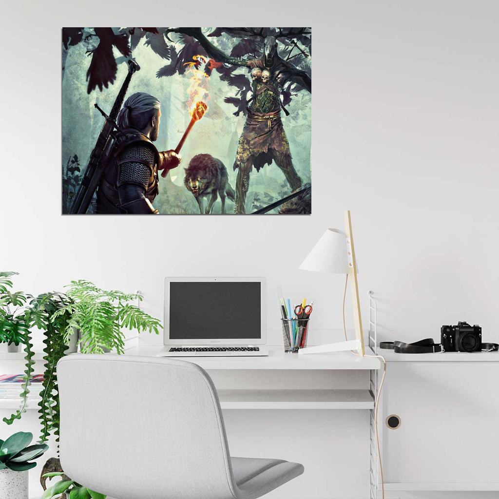 The Witcher 3 Wild Hunt Monster Game Art Wall Art Print Poster