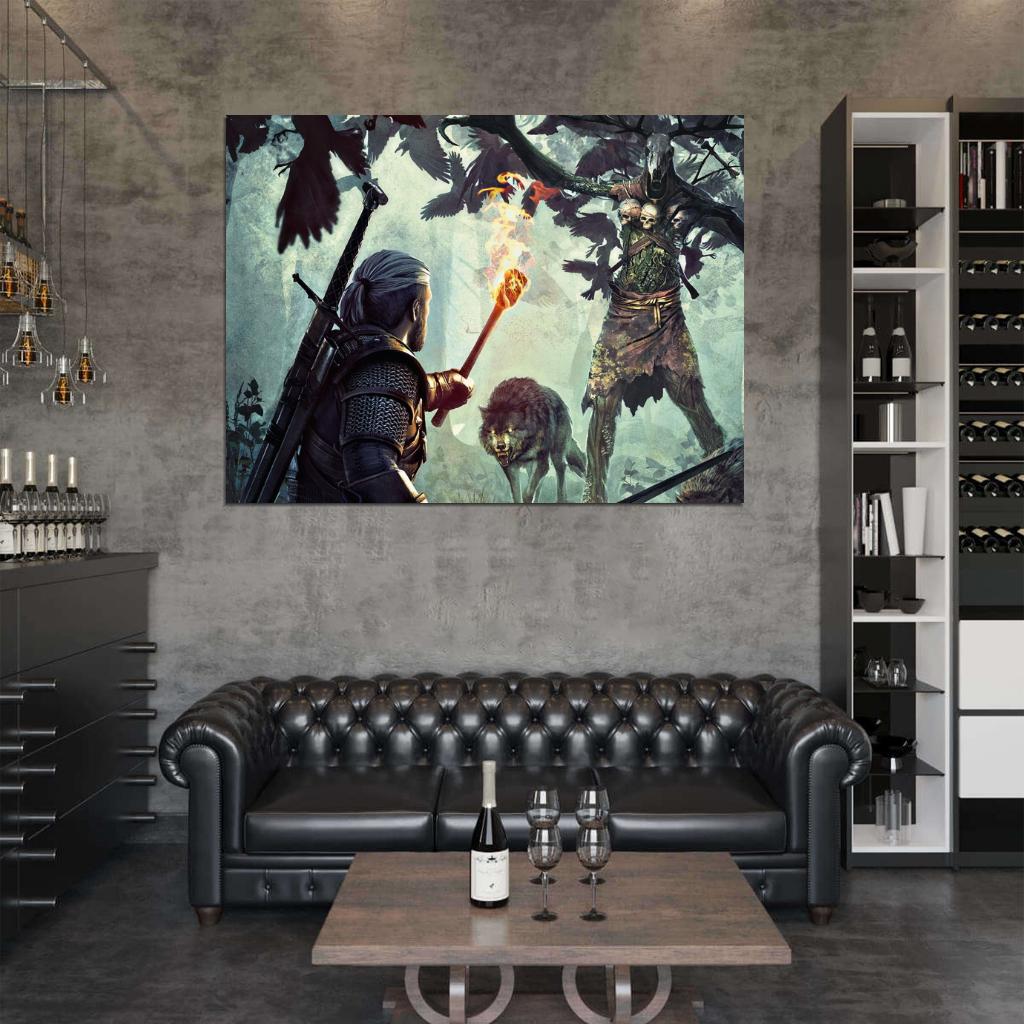 The Witcher 3 Wild Hunt Monster Game Art Wall Art Print Poster