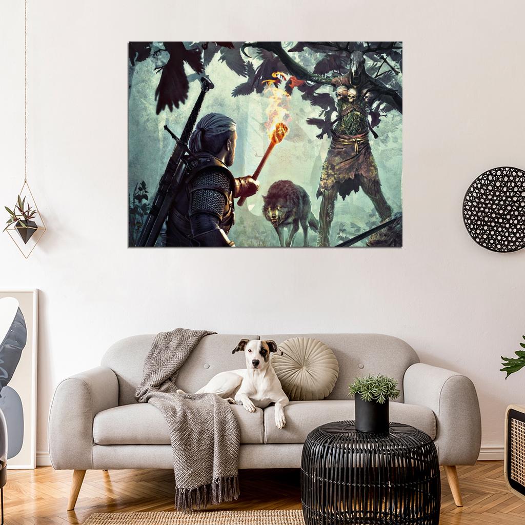 The Witcher 3 Wild Hunt Monster Game Art Wall Art Print Poster
