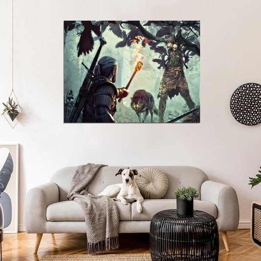 The Witcher 3 Wild Hunt Monster Game Art Wall Art Print Poster