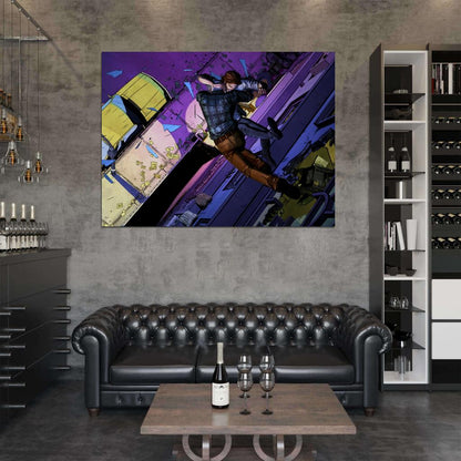 The Wolf Among Us Awesome Video Game Art Window Wall Art Print Poster