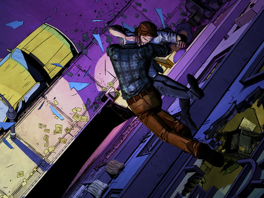 The Wolf Among Us Awesome Video Game Art Window Wall Art Print Poster