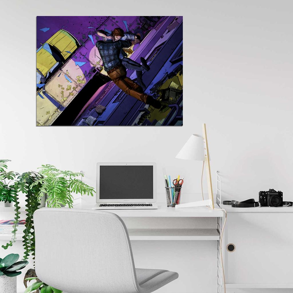 The Wolf Among Us Awesome Video Game Art Window Wall Art Print Poster