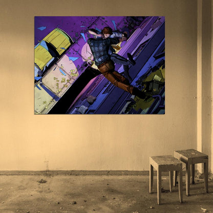 The Wolf Among Us Awesome Video Game Art Window Wall Art Print Poster