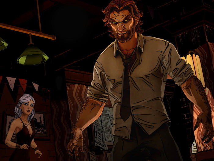 The Wolf Among Us Bigby Video Game Art Wall Art Print Poster