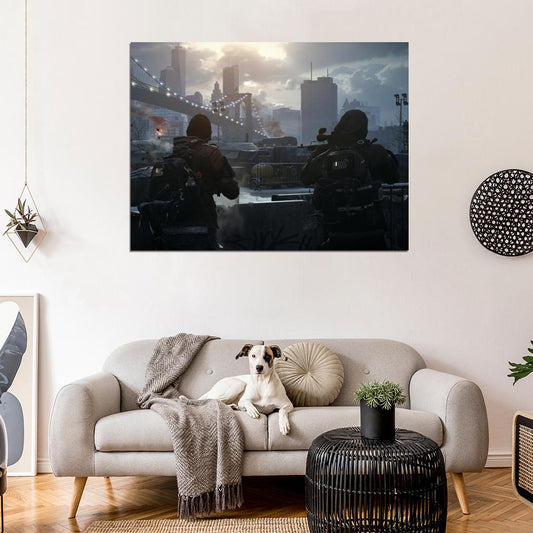 Tom Clancy's The Division Bridge City Video Game Art Wall Art Print Poster