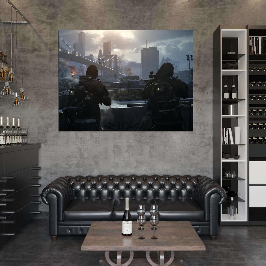 Tom Clancy's The Division Bridge City Video Game Art Wall Art Print Poster